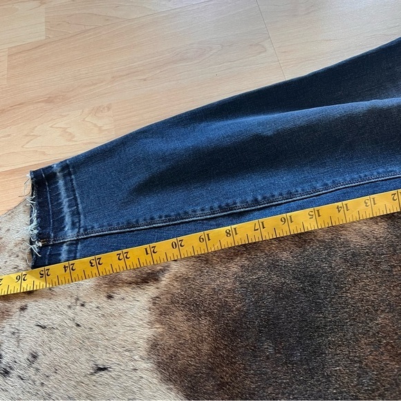 SPANX Distressed Denim Skinny Jean Leggings Size Large‎ - Picture 6 of 7